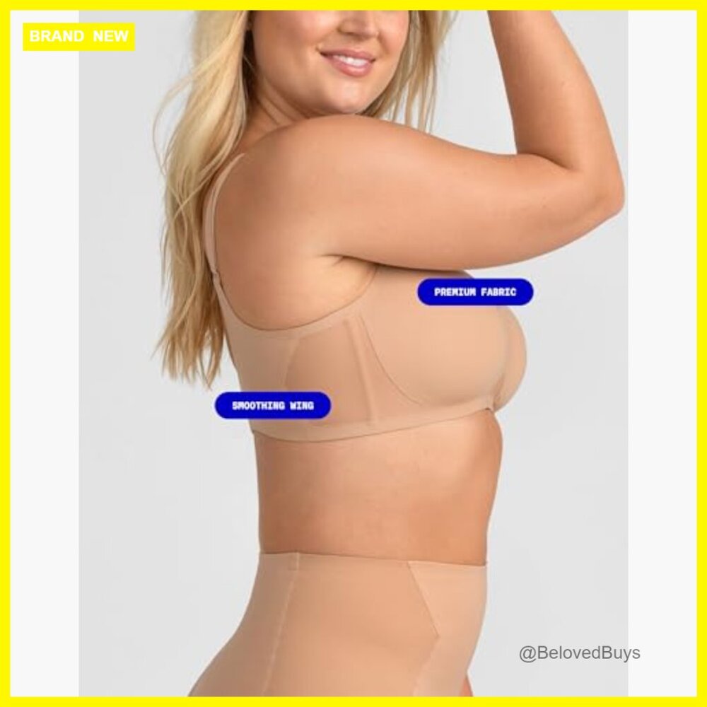 Wireless Crossover Bra Full Coverage Medium Suppo… - image 3